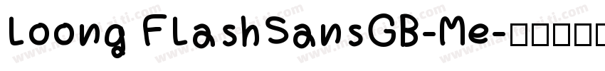 Loong FLashSansGB-Me字体转换